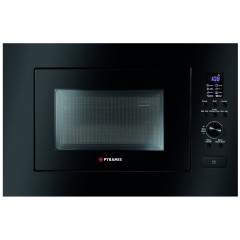 Pyramis 30 Εντοιχιζόμενος Φούρνος Μικροκυμάτων με Grill 23lt Μαύρος (034011401)  Pyramis 30 Εντοιχιζόμενος Φούρνος Μικροκυμάτων με Grill 23lt Μαύρος (034011401)